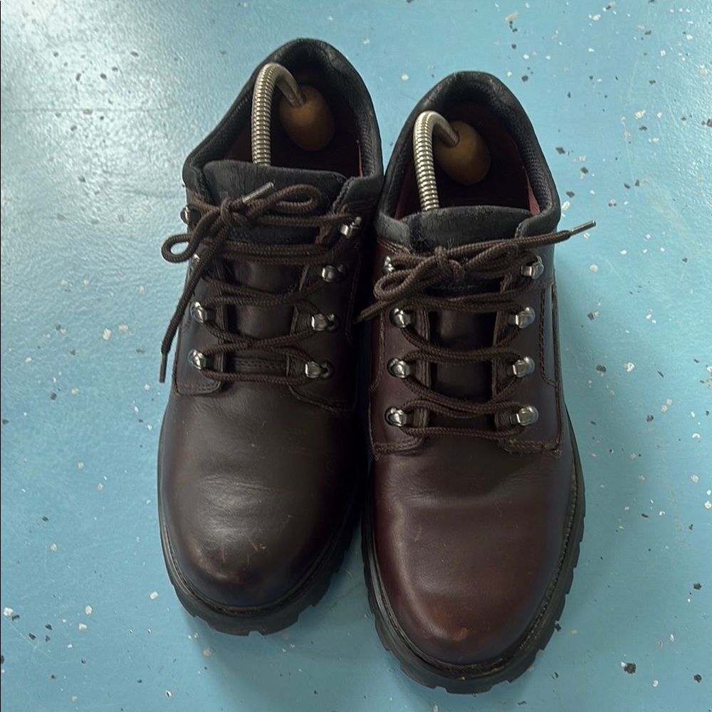 Men's Timberland Brown Leather Shoes size 10